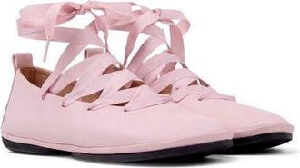 Camper Right Nina Ballet Flat in Light Pastel Pink at Nordstrom, Size 40