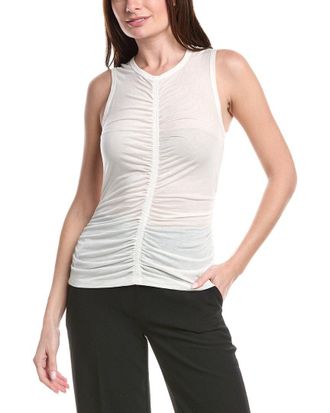 Reiss Simone Ruched Wool-Blend Vest
