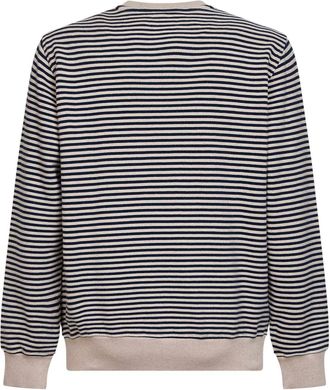 MC2 Saint Barth Mens Sweatshirt Ponza Blue-Cream Cotton Sweatshirts Sweater