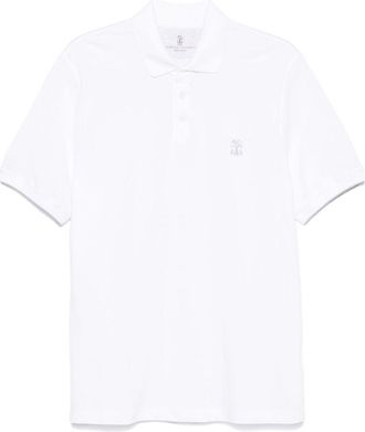 Brunello Cucinelli Logo-print Polo Shirt
