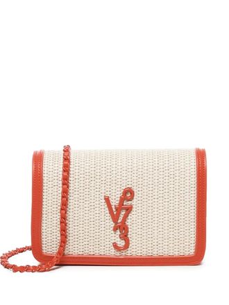 V° 73 logo-plaque satchel bag - women - Cotton/Polypropylene/Polyester - One Size - Neutrals