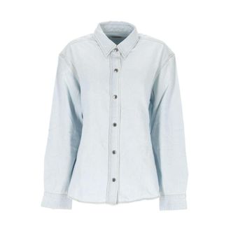A Gold E Denim Shirts, female, Blue, Size: XS Agolde Shirts
