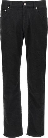 Etro Jacquard Denim Jeans - Heren - Slim Fit Jeans - Zwart - W30 - Denim - Jeans