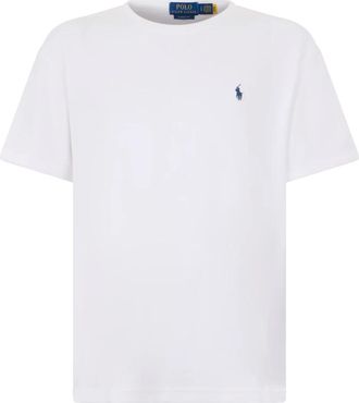 Polo Ralph Lauren T-shirt van katoen en polyester mix - Heren - T-shirts - Wit - XL - Katoen - Tops