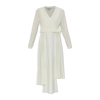 AllSaints Lucille 2-in-1 Jurk - Dames - Casual kleedjes - Beige - XS - Wol - Kleedjes