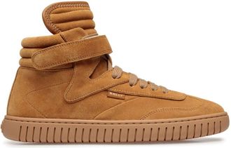 Bally Parrel high-top sneakers - women - Rubber/Suede/Fabric - 38.5 - Brown