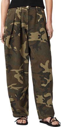 AllSaints Becca Camo Denim Pants in Camo Green at Nordstrom, Size 10 Us