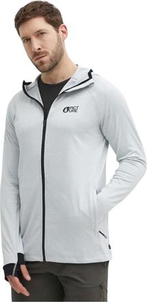 Picture Shari Zip-through Hoodie - Heren - Vesten met rits - Grijs - M - Polyester - Hoodies & sweatvesten