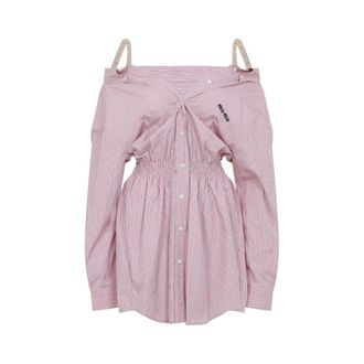 Miu Miu Pink Chemisier Dress