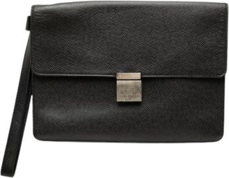 Louis Vuitton Pre-owned Clutches, female, Black, Size: ONE SIZE Pre-owned Selenga Clutch