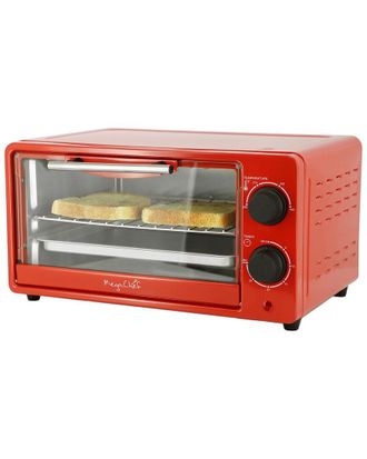 MegaChef 9Qt Red Electric Counter Top Toaster Oven