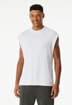 Schiesser T-Shirt SCHIESSER Schiesser 150 Years, Damen, Gr. 48, weiss (wei&szlig;), Rippware, Obermaterial: 90% Baumwolle, 10% Elasthan, bequem h&uuml;ftbedeckend, Rundhal