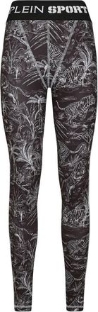 Plein Sport Sport Leggings - Dames - Trainingsleggings - Zwart - XS - Polyester - Fitness
