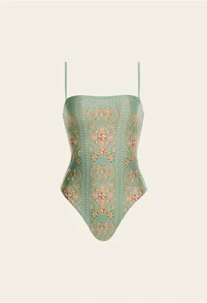 Agua Bendita Durazno Playa One piece in Green at Nordstrom, Size X-Small