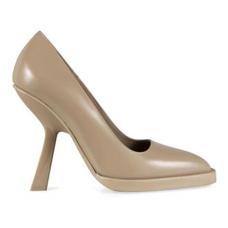 Ferragamo Dames, Schoenen, Beige, Maat: 39 1/2 EU Leer