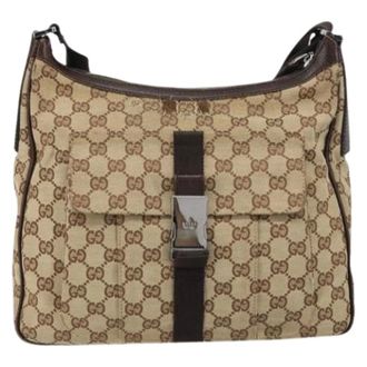 Gucci Borsa a spalla in tela Pre-owned - - Pre-owned - Donna - Beige - ONE SIZE