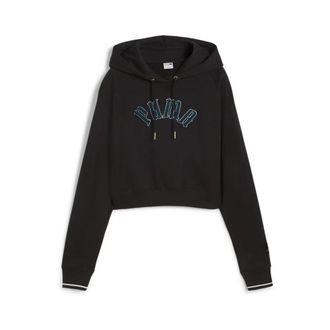 Puma Paris Classics Hoodie - Dames - Hoodies - Zwart - M - Hoodies & sweatvesten
