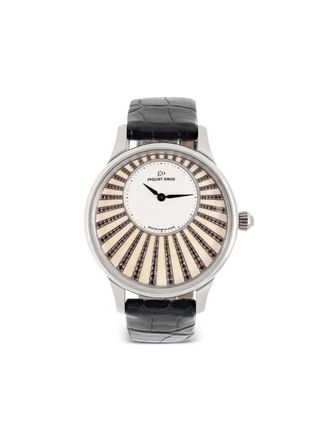 Jaquet Droz Petite Heure Minute 39mm - unisex - 18kt White Gold - One Size