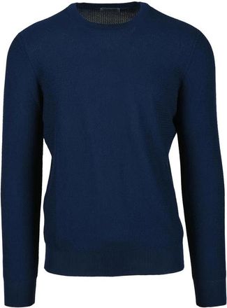 Vengera Blue Cotton Jumper