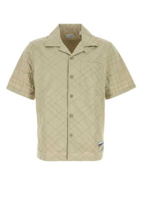 Burberry Light Beige Check Shirt