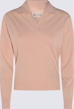 Maison Margiela Sweaters Pale Pink-Donna
