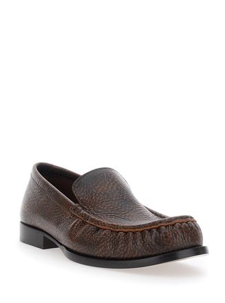 Dries Van Noten Calf Leather Loafer - Brown