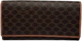 Celine Pre-owned Vintage Portemonnee - Dames - Vintage Accessoires - Bruin - ONE Size - Leer - Vintage