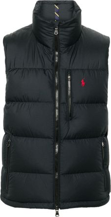 Polo Ralph Lauren Gorham gilet - men - Duck Down/Recycled Polyester/Recycled Nylon/Duck Feathers - S - Black
