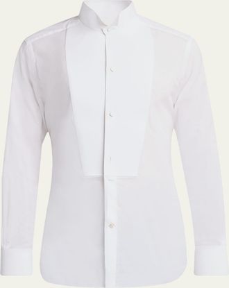 Tom Ford Mens Cocktail Voile Slim-Fit Dress Shirt