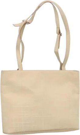 Ferragamo Pre-owned Canvas Schoudertas - Dames - Vintage Schoudertas - Beige - ONE Size - Vintage