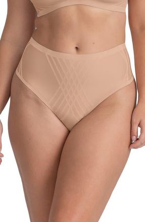 Honeylove Silhouette Shaping Thong in Sand at Nordstrom, Size 2 X