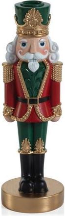Zodax Feya Nutcracker Candleholder in Red/Green/Black/Gold/White at Nordstrom Rack