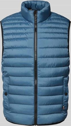 Tom Tailor Regular Fit Steppweste mit wasserabweisender Funktion in Petrol, Gr&ouml;&szlig;e L