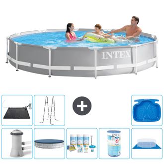 Intex Piscina Prism Frame Redonda - 366x76 Cm - 8-piezas S32100