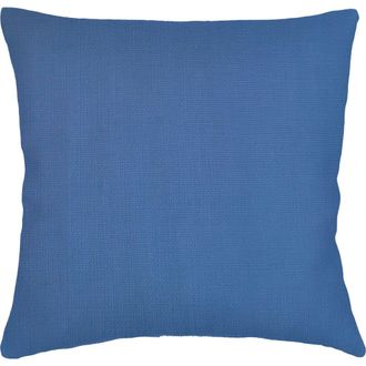 Anaya with Love So Soft Linen Euro Pillow with Down Alternative Insert in Cobalt Blue at Nordstrom, Size 26X26
