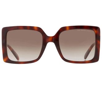 Marc Jacobs Womens Jacob 579 005L HA Havana Sunglasses - Brown Metal - One Size