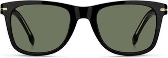 HUGO BOSS Green Square Mens Sunglasses BOSS 1508/S 0807/QT 52