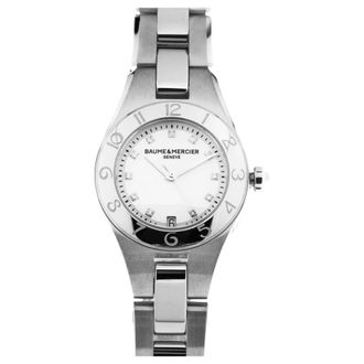 Baume & Mercier Linea 27mm Horloge - Dames - Horloges - Grijs - ONE Size - Accessoires