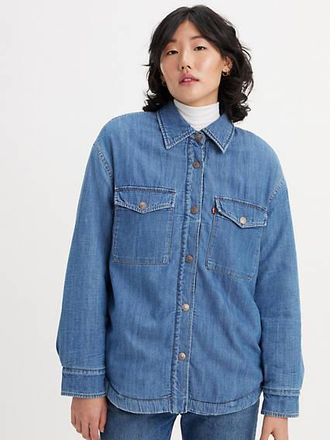 Levi's Nola Shacket - Womens - XS - Blue