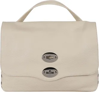 Zanellato Structured Calf Leather Handbag With Silver-Tone Hardware