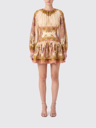 Zimmermann Indra Floral-Patterned Silk and Cotton Mini Dress