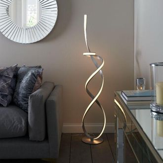 Pagazzi Zkylar Led Floor Lamp in Silver