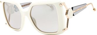 Philipp Plein Womens Spp121s 56Mm Sunglasses