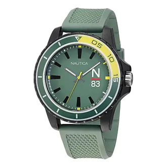 Nautica Finn World Quartz Green Dial Mens Watch NAPFWF304
