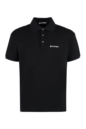 Palm Angels Cotton-Piqué Polo Shirt
