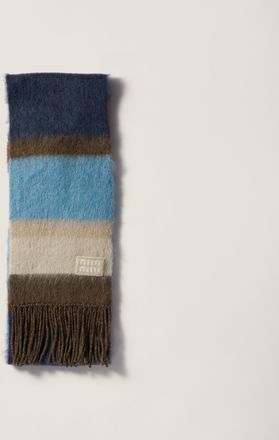 Miu Miu Wool scarf with fringes