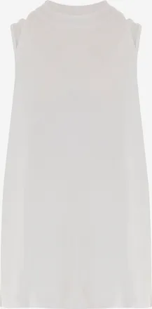 Darkpark Cotton Tank Top With Fitted Underlay