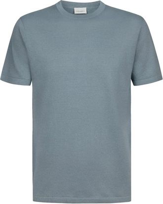 Profuomo T-Shirt Crew Neck SS - Heren - Ronde hals truien - Blauw - 2XL - Truien & Vesten