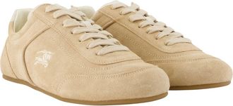 Burberry Womens Lf Knight L Flat Beige Calfskin