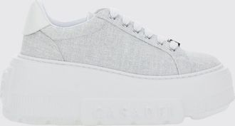 Casadei Sneakers Nexus stringate con zeppa e suola platform in gomma